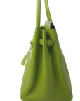 Birkin 35 Vert Anis Palladium Hardware Togo □H