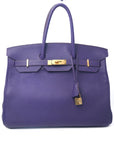 Birkin 35 Violet Gold Hardware Togo □P