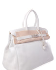 Birkin 35 Blanc Palladium Hardware