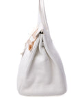 Birkin 35 Blanc Palladium Hardware
