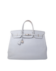 Birkin 40 Blue Gray Brushed Palladium Hardware □D