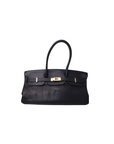 Birkin Shoulder Noir Gold Hardware Ardennes □M