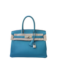 Birkin 30 Turquoise Palladium Hardware Togo □R
