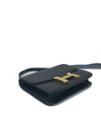 Constance 24 Noir Gold Hardware Lizard 〇S