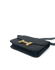 Constance 24 Noir Gold Hardware Lizard 〇S