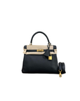 Kelly 25 Noir Gold Hardware Togo Z