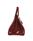Birkin 35 HSS Croco Rouge Palladium Hardware □N