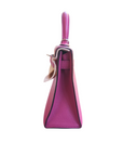 Mini Kelly 20 Rose Pourpre Palladium Hardware Chevre C