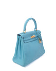 Kelly 25 Tiffany Blue Gold Hardware Swift X