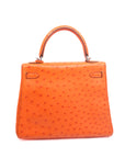 Kelly 25 Ostrich Orange