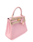 Kelly 25 Rose Sakura Gold Hardware Swift T