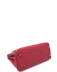 Kelly 25 Rouge Casaque Gold Hardware Togo C