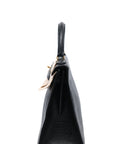 Kelly 28 Lizard Noir Gold Hardware