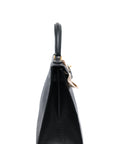 Kelly 28 Lizard Noir Gold Hardware