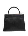 Kelly 28 Lizard Noir Gold Hardware