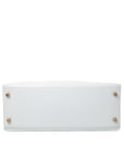 Kelly 28 Blanc Gold Hardware 〇W