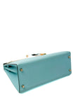 Kelly 28 Bleu Atoll (Tiffany Blue) Gold Hardware Epsom T