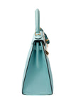 Kelly 28 Bleu Atoll (Tiffany Blue) Gold Hardware Epsom T