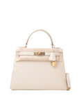 Kelly 28 Cre Gold Hardware Epsom A
