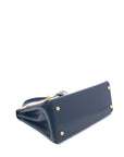 Kelly 28 Indigo (Near Black) Gold Hardware Box 〇Q