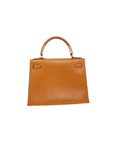 Kelly 28 Naturel Gold Hardware Peau Porc Leather