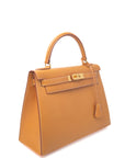 Kelly 28 Naturel Gold Hardware Chamonix 〇X