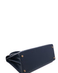 Kelly 28 Navy (Almost Black) Gold Hardware Box