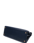 Kelly 28 Navy (Almost Black) Gold Hardware Box