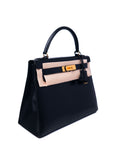 Kelly 28 Noir Gold Hardware Box
