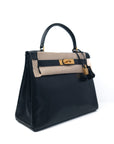 Kelly 28 Noir Gold Hardware Box 〇P