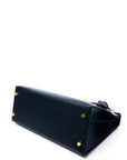 Kelly 28 Noir Gold Hardware Epsom D