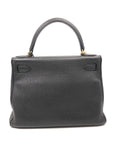 Kelly 28 Noir Gold Hardware Togo