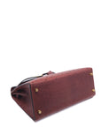 Kelly 28 Ostrich Rouge H Gold Hardware