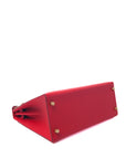 Kelly 28 Rouge Casaque Gold Hardware Epsom A