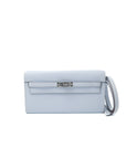 Kelly To Go Bleu Blume Palladium Hardware Epsom Y