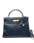 Kelly 32 Noir Gold Hardware Ardennes 〇T