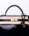 Kelly 32 Noir Gold Hardware Box 〇U