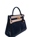 Kelly 32 Noir Gold Hardware Box 〇U