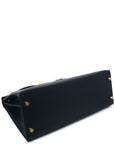 Kelly 32 Noir Gold Hardware Box □C