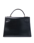 Kelly 32 Noir Gold Hardware Box 〇H