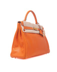 Kelly 32 Orange Gold Hardware □D