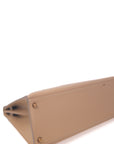 Kelly 35 Beige Gold Hardware Box 〇P