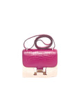 Constance 18 Alligator Rose Scheherazade Palladium Hardware □R