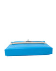 Kelly Elan Bleu Frida Palladium Hardware Chevre W