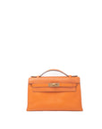 Kelly Pochette Orange Gold Hardware □M