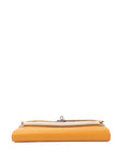 Kelly Wallet Moutarde Palladium Hardware Chevre A