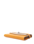 Kelly Wallet Moutarde Palladium Hardware Chevre A