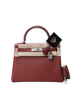 Kelly 28 Rouge Venetian Palladium Hardware Togo □M
