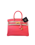 Birkin 30 Rose Jaipur Gold Hardware Epsom A