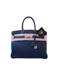 Birkin 30 Navy Palladium Hardware □M